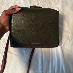 Alexander McQueen box 19 leather handbag